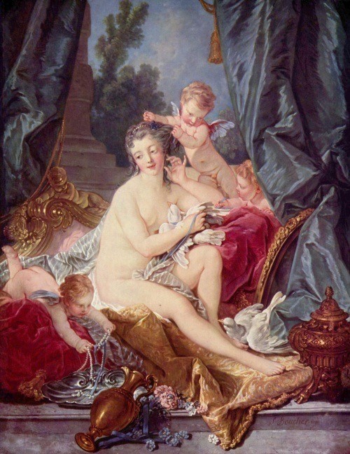 Fig. 2: François Boucher, The Toilet of Venus (1751), in New York, Metropolitan Museum of Art