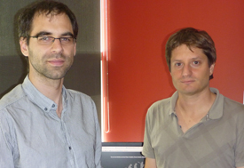Mathieu Blanchette (left) and Jérôme Waldispühl